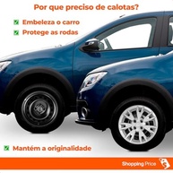 Kit 4 Calotas Logan Sandero 2020 Aro 15 Prata Grid - Design Esportivo e Proteção - imagem 3
