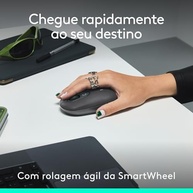 Combo Teclado e Mouse sem fio Logitech POP Icon com Teclas e Botões Personalizáveis, Clique Silencioso, Easy-Switch para até 3 dispositivos e Conexão Bluetooth - Grafite - imagem 5