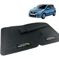 Jogo de Tapete Borracha Automotivo com Logo Bordado - Sandero 2012-2015 (5 Peças) - imagem 1