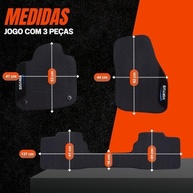 Jogo de Tapetes Borracha Virtus 2017-2025: Proteção Impermeável com Logo Bordado e Traseiro Inteiriço - imagem 3