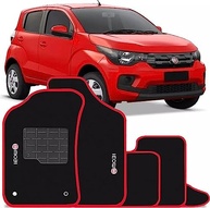 Jogo de Tapete Carpete Fiat Mobi 2016-2021: Estilo e Proteção com Logo Bordado - imagem 2
