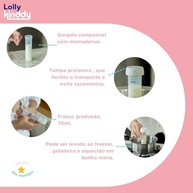 Lolly Tira Leite Transparente - Praticidade e Higiene no Armazenamento do Leite Materno - imagem 4