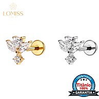 Lomiss Piercing Titânio com Zircônias – Elegância e Conforto - imagem 1