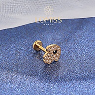 Piercing Labret Titânio Mão de Fátima Zircônia – Lomiss - imagem 2