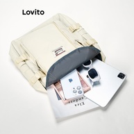 Mochila Feminina Lovito: Estilo Casual em Lona - imagem 2