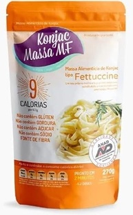 Kit 3 Konjac Massa Longa: Fettuccine, Lasanha, Penne - imagem 3