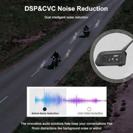 V6 Pro: Intercomunicador Bluetooth 5.1 para Moto - Conectividade e Segurança em Longas Distâncias - imagem 5