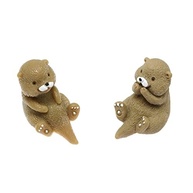 ZYAMY 8 Peças Estátuas de Lontra em Miniatura - Decoração Animal para DIY e Jardim de Fadas - imagem 4
