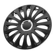 Acouto 14 Polish Look de Proteção Completa Ajuste Universal Snap No Aro de Roda R14 Capas Cubos, Criados de Abdominais Premium, Dimensionados para Qualquer Roda de 14 Polegadas, Não - imagem 3