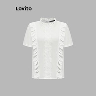 Blusa Lovito Elegante com Babados: Seu Novo Look! - imagem 2