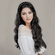 Peruca Longa Cacheada: Transforme Seu Look! - imagem 1