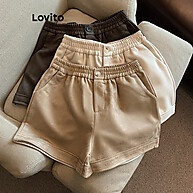 Shorts Casuais Lovito para Mulher: Estilo e Conforto em Um Só Look! - imagem 2