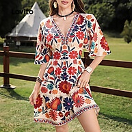 look-so-um-em-conforto-e-estilo-verao-e-primavera-para-lovito-multicolor-boho-vestido