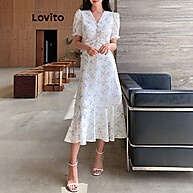 Vestido Lovito Floral Ditsy: Elegância e Conforto em um Look - imagem 2