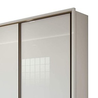Guarda-Roupa Casal 3 Portas 6 Gavetas Spazio Lopas Branco - Organize seu Quarto com Estilo - imagem 5