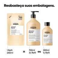 AbsolutRepair Gold: Shampoo Refil 240ml L'Oréal - imagem 2