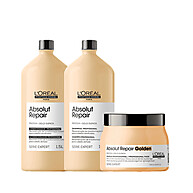 L'Oréal Gold Quinoa: Kit Cabelo Reparado + Brilho! - imagem 1