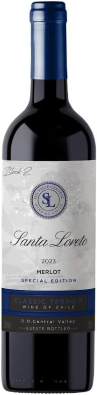 Vinho Fino Tinto Chileno Santa Loreto Varietal Merlot 750ml - imagem 1
