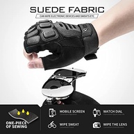 Luvas Táticas ZUNE LOTOO Sem Dedos: Proteção e Performance para Motociclismo, Paintball e Airsoft - imagem 3