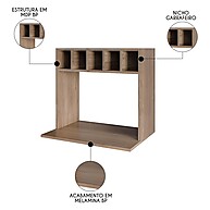 Suporte Micro-ondas com Adega 60cm Lótus - imagem 2