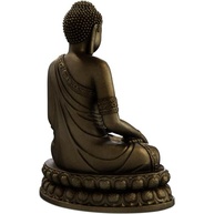 Estátua de Buda Sidarta Gautama em Ouro Velho - Posição de Lótus para Meditação e Decoração - imagem 4