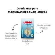 Kit 2 Odorizantes Jimo Essence para Máquina de Lavar Louça - Limão Fresco, Elimina Odores e Deixa Perfume Duradouro - imagem 3