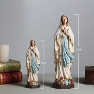Estátua de Nossa Senhora de Lourdes 30,5 cm - Decoração Religiosa Elegante para Casa e Jardim - imagem 4