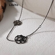Colar Feminino Preto: Elegância Básica Lovito - imagem 2