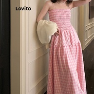 Vestido Alça Spaghetti: Elegância Casual Lovito - imagem 2