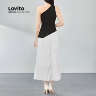 Top ou Calça Plissada Assimétrica: Elegância Lovito - imagem 2