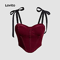 Lovito Regata Elegante com Cadarço: Conforto e Estilo - imagem 1