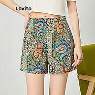 Lovito Shorts Paisley: Conforto e Estilo para o Dia a Dia - imagem 1