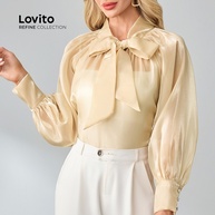 Blusa Elegante com Cadarço: Sofisticação Lovito - imagem 2