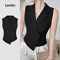Lovito Top Elegante com Botões – O Essencial do Verão - imagem 1