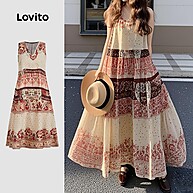Lovito Vestido Boho Primavera/Verão – Estilo e Conforto - imagem 1
