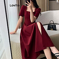 Lovito Vestido Elegante de Baile com Fenda LNE27028 - imagem 1