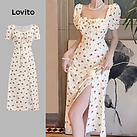 Lovito Vestido Floral Elegante para Primavera/Verão - imagem 1
