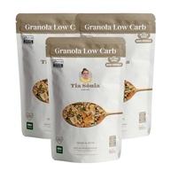 Kit 3 Granola Low Carb Z ero Açúcar Castanha 180g cada Tia Sônia - imagem 1
