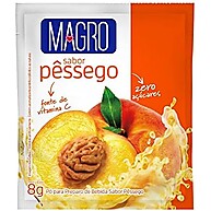 Refresco Magro Pêssego Zero Açúcar Lowcucar 8g - imagem 1