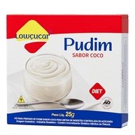 Lowcucar Pó P/Preparo Pudim Coco Cartucho 25G - imagem 1