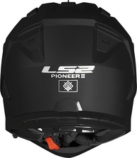 Capacete LS2 MX 702 Monocolor Preto Fosco: Segurança e Estilo para Sua Aventura - imagem 4
