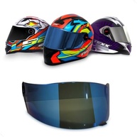 Viseira Azul 2mm para Capacete LS2 FF358 FF396, Helt Strada, Texx Action, GT'S FW3 - Moto Visão - imagem 2