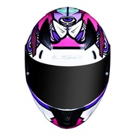 Capacete Feminino LS2 FF353 Khan Rosa Roxo Branco: Estilo, Segurança e Conforto para Você! - imagem 5