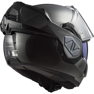 Capacete LS2 Advant FF906 Robocop Escamoteável Jeans Prata: Estilo e Segurança Inovadores - imagem 3