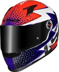 Capacete LS2 FF358 Speedy Roxo Laranja: Segurança e Estilo para Sua Pilotagem - imagem 4