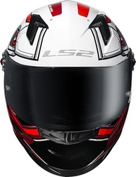 Capacete LS2 FF358 Xdron Preto e Vermelho - Segurança e Estilo para Sua Pilotagem (Tamanho 54/XS) - imagem 3