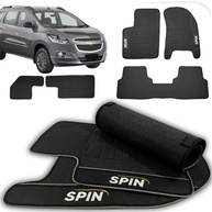 Tapete Automotivo Spin LT LTZ 2012-2017 Inteiriço Emborrachado Antiderrapante Impermeável - Jogo 5 Peças - imagem 1