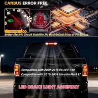 Terceira Luz de Freio LED com Carga para Ford F-150 (2009-2014) e Lincoln Mark LT - Segurança e Estilo - imagem 5
