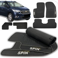 Tapete Automotivo Spin LT LTZ LS 2018-2025: Inteiriço, Emborrachado e Antiderrapante - imagem 1