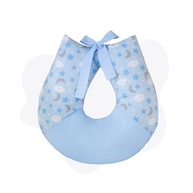 Almofada de Amamentação Estrela Lua Azul - Conforto Ergonômico para Mãe e Bebê - imagem 2